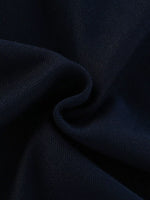 Children's Polo Collar Flared Dress with Heart Embroidery