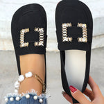 Decor Buckle Round Toe Slip-On