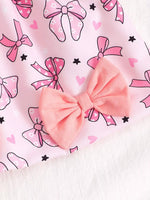 Children's Bow Front Printed Dress