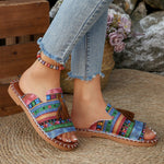 Tassel Open Toe Sandals