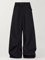 Wide-Leg Cargo Pants