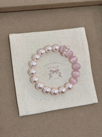 Pearl & Cat's Eye Stone Bracelet