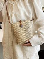 Straw Woven Crossbody Bag