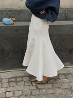 High-Waisted Mermaid Midi Skirt