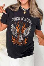 Graphic Round Neck Short Sleeve T-Shirt