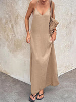V-Neck Maxi Cami Dress