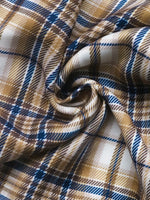 Number 87 Plaid Long Sleeve Blazer