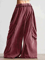 Oversized Wide-Leg Harem Pants