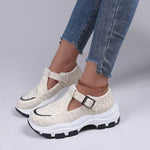 Round Toe Platform Loafers