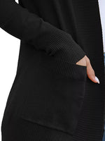 Open Front Knit Cardigan