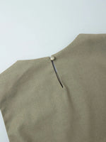 Round Neck Sleeveless Top and Skirt Set