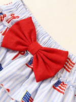 Children's Patriotic Print Three-Piece Set