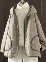 Quilted Hooded Sherpa Lined Outerwear