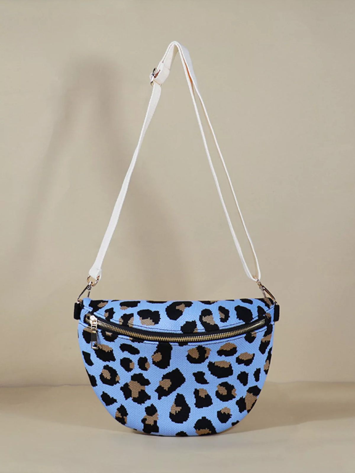 Leopard Print Crossbody Bag