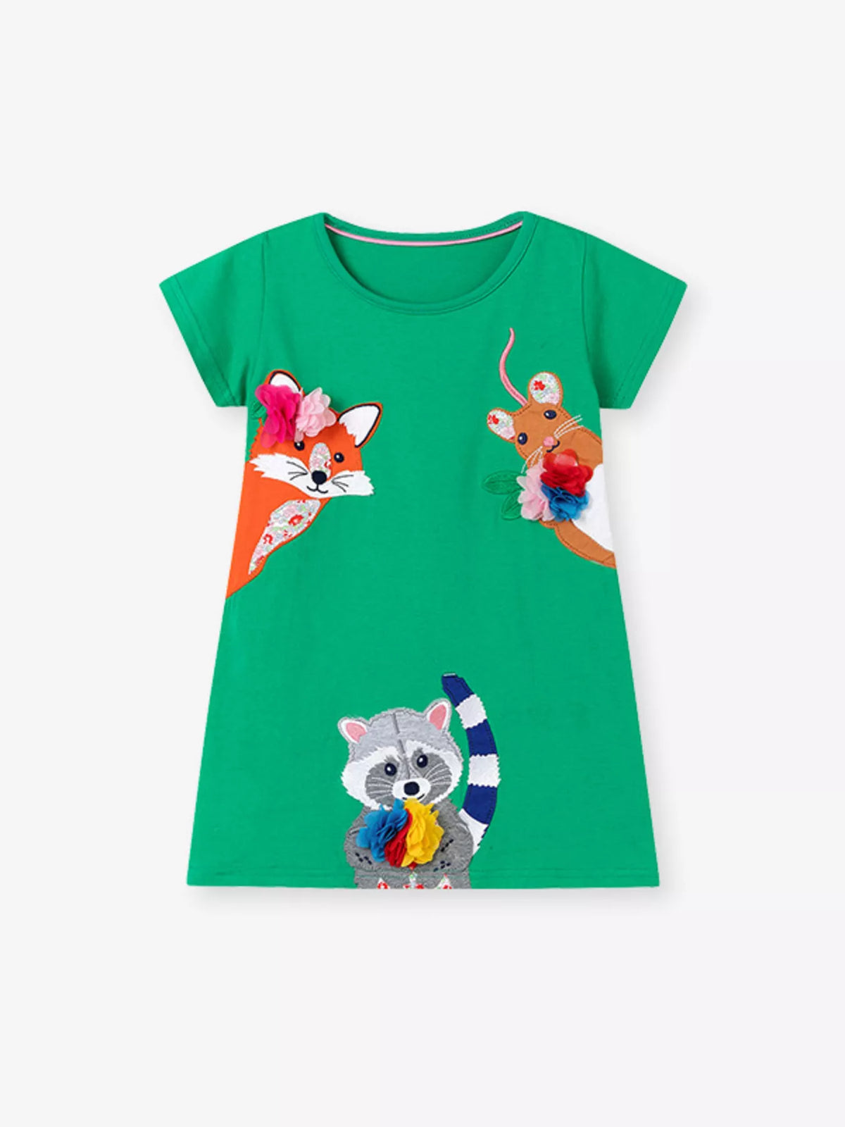 Children's Cartoon Animal Casual Dress
