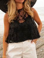 Lace Tie Back Tank