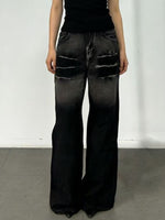 Washed Wide Leg Jeans