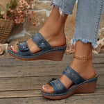 Open Toe Wedge Sandals
