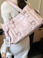 Buckle Decor Shoulder Bag