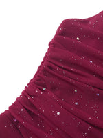 Glitter Tube Mermaid Maxi Dress