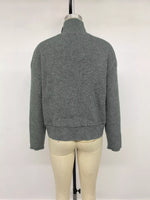 Turtleneck Button-Down Cardigan