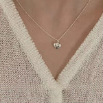 925 Sterling Silver Heart Necklace