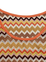 Zigzag Knit Tank Top and Shorts Set