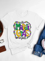 IT'S MARDI GRAS Y'ALL Round Neck T-Shirt