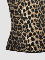 Leopard Print Cami with Back Tie