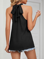 High Neck Tie Back Cami