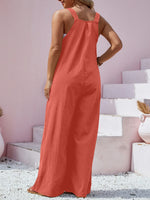 Plus Size Square Neck Wide Leg Overalls