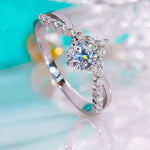 Moissanite 925 Sterling Silver Ring
