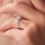 1 Carat 925 Sterling Silver Moissanite Ring
