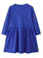 Children's Christmas Theme Long Sleeve Dress