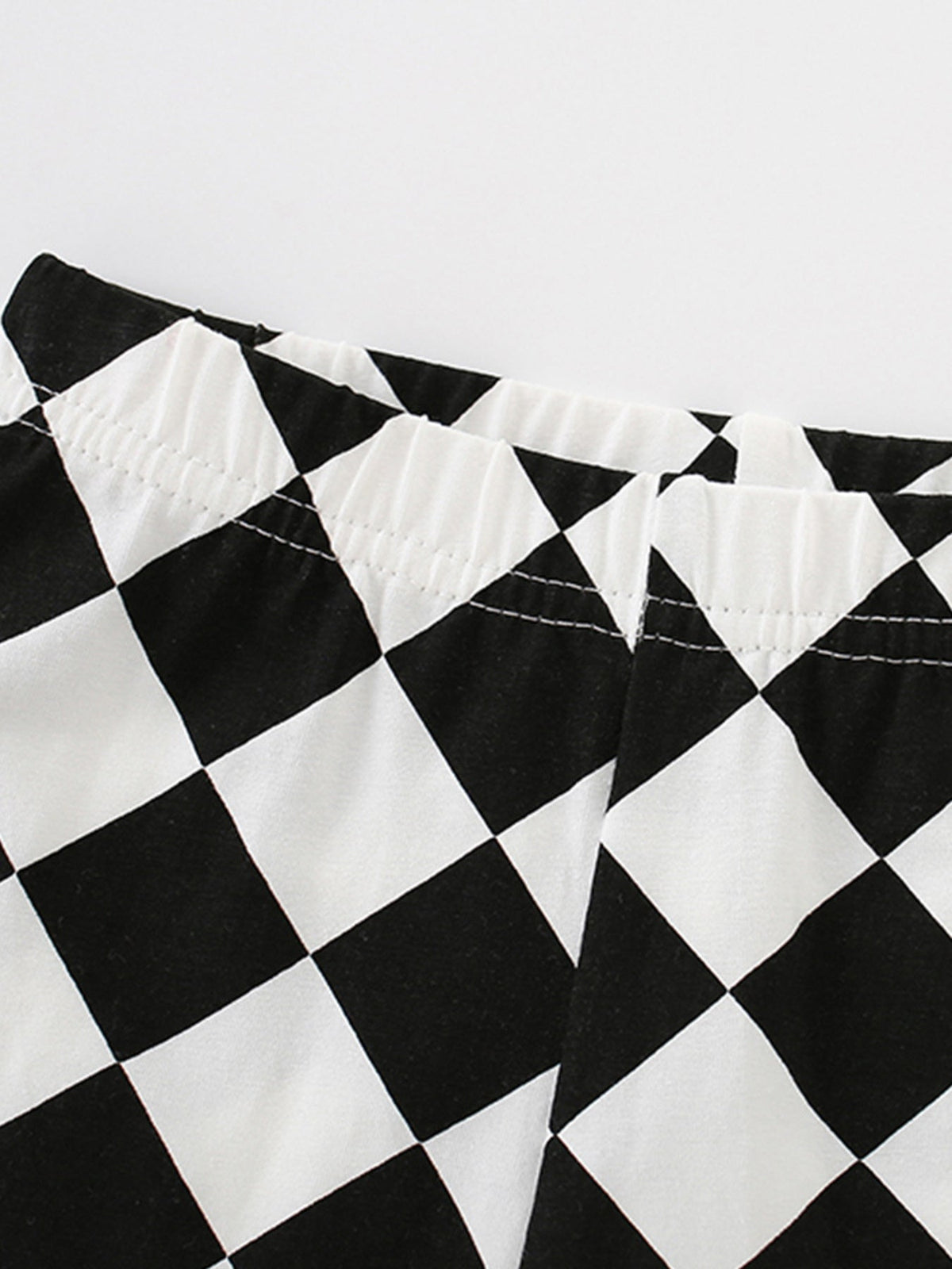 Children's Graphic Tee & Checkerboard Shorts Set