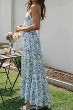 Printed Halter Neck Cami Dress