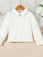 Children's Flounce Sleeve Shirt and Skort Set