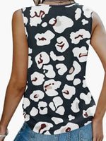 Printed V-Neck Tank