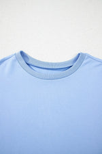 Loose Half Sleeve Hi Low Hem T Shirt