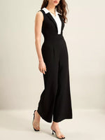 Sleeveless Wide Leg Jumpsuit