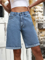High Waist Denim Shorts