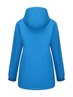 Full Size Zip Up Hooded Parka Outerwear Plus Size
