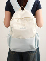 Two-Tone Lightweight Backpack Bag