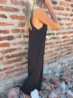 Full Size Button-Front Wide Leg Jumpsuit Plus Size