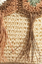 Fame Intricate Tassel Braided Crossbody Bag