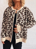 Zip Up Long Sleeve Cardigan