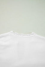 Daisy Notched Long Sleeve Sweater