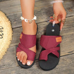 Toe Loop Platform Sandals