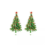 Christmas Tree Drop Earrings