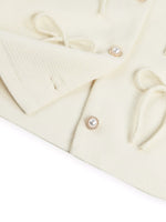 Bow Detail Cropped Outerwear